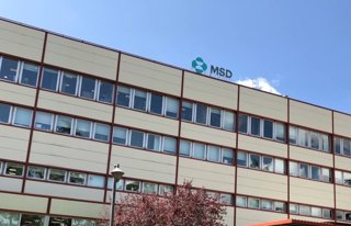 Archivo - Imagen de recurso de la sede de la empresa farmacéutica MSD en Madrid (España).