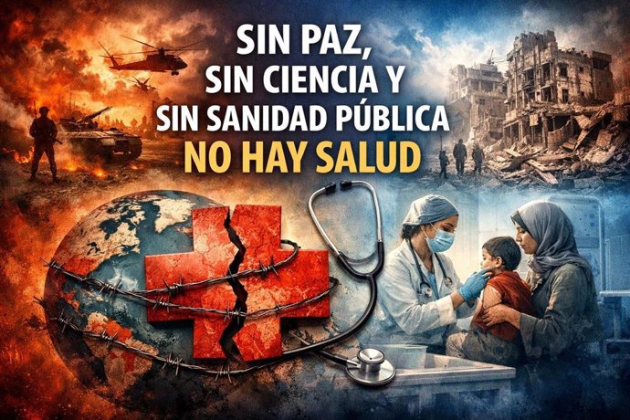 Imagen del cartel  de la FADSP en el marco del Día Mundial de la Salud.