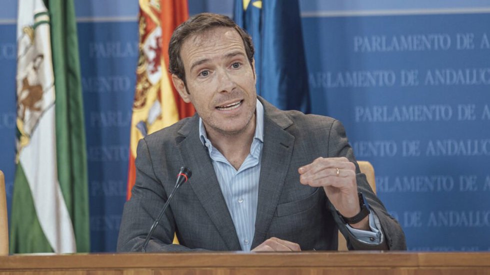 El parlamentario andaluz de Vox por Sevilla, Javier Cortés.
