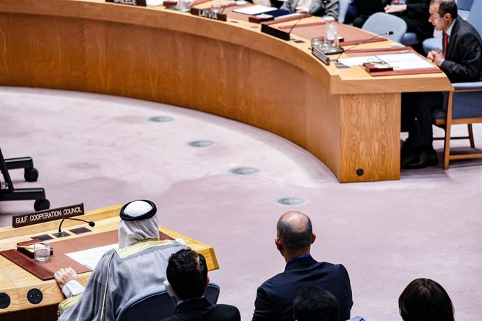 Una sesión en el Consejo de Seguridad de Naciones Unidas