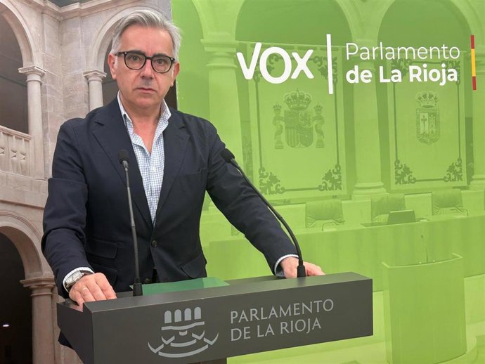 El portavoz adjunto del Grupo Parlamentario VOX, Héctor Alacid.