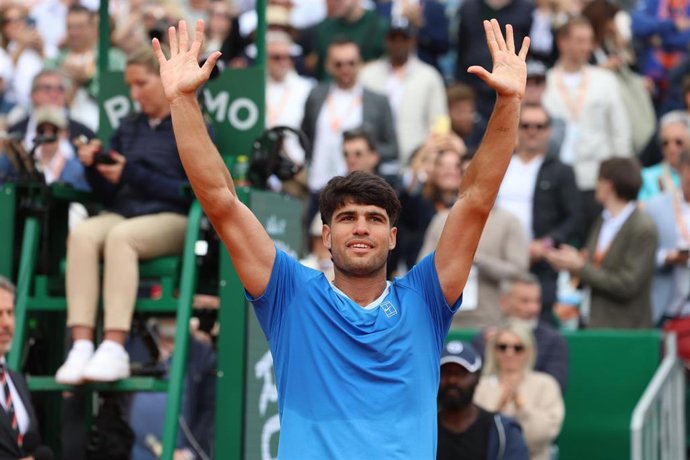 Carlos Alcaraz en el Masters 1.000 de Montecarlo