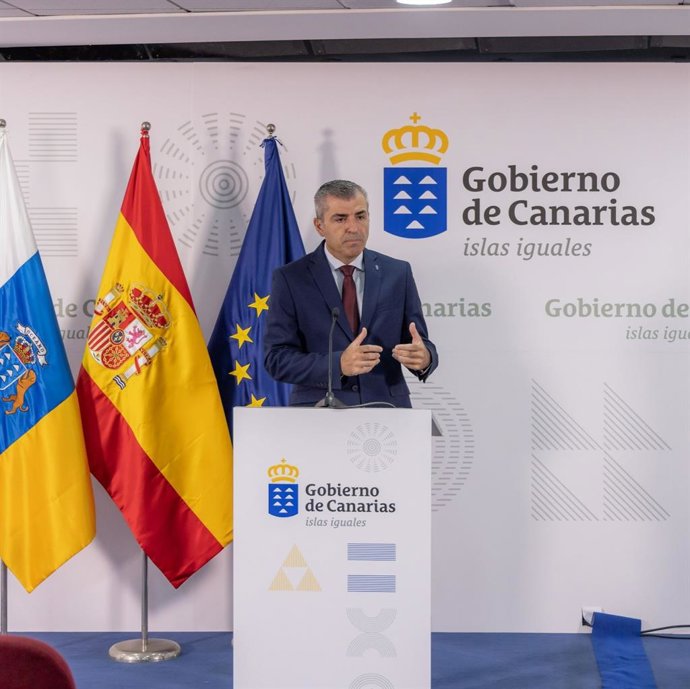 Archivo - El vicepresidente del Gobierno de Canarias, Manuel Dominguez