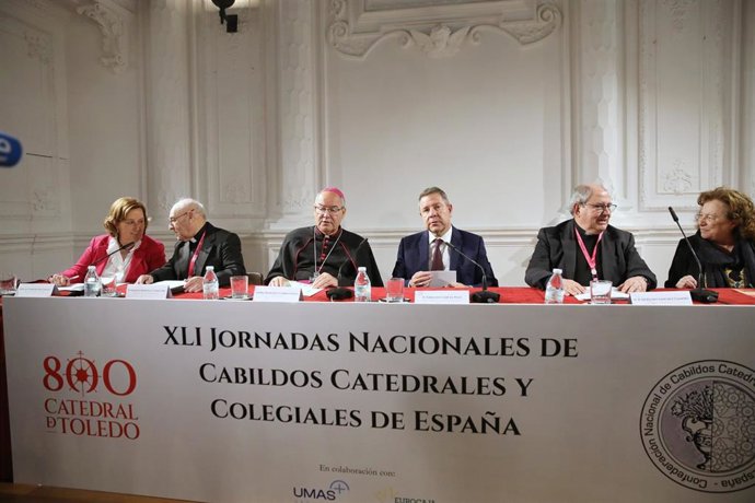 Inauguración de las XLI Jornadas Nacionales de Cabildos Catedrales y Colegiales de España, en Toledo.