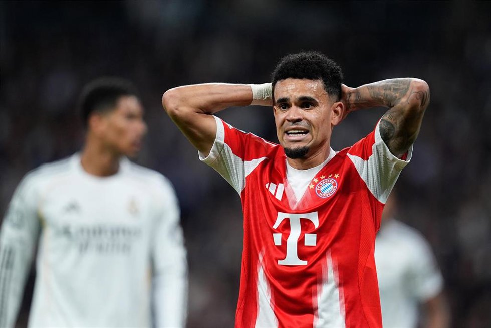 Luis Díaz, en un partido con el Bayern Múnich.