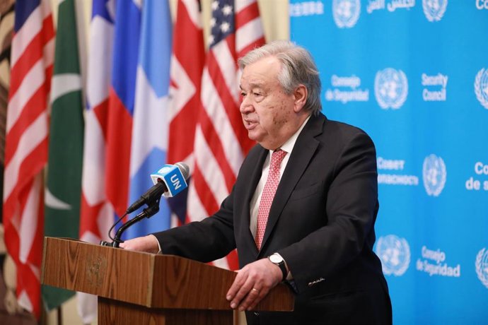 El secretario general de la ONU, António Guterres