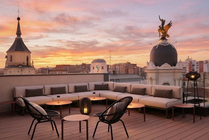 Terraza del hotel Eurostars Valladolid