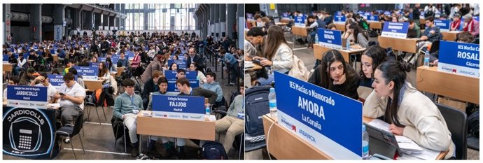 Equipos participantes en el concurso Young Business Talents.