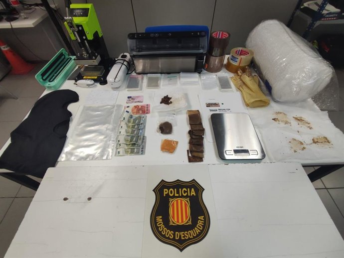 Material localitzat dins el vehicle