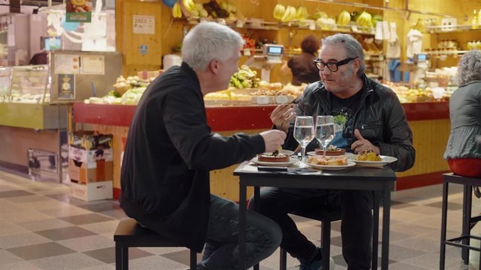 Momento del programa 'Cinema de mercat'