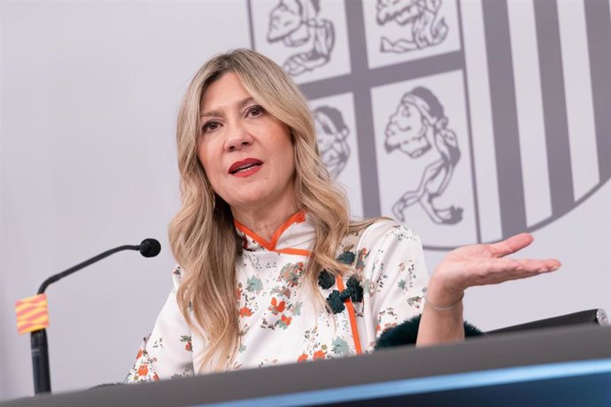 La vicepresidenta del Gobierno de Aragón en funciones, Mar Vaquero.