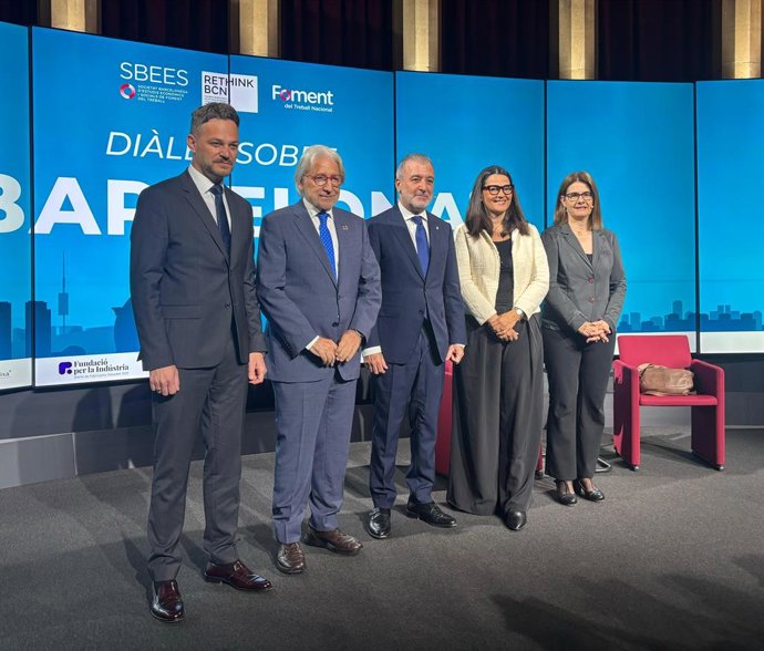 Campos, Sánchez Llibre, Collboni i Alarcón en el cicle Rethink BCN aquest dimecres