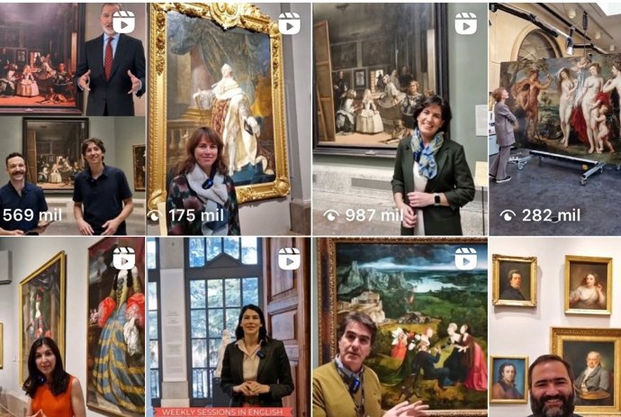 El Museo del Prado opta a los premios Webby, por su presencia en redes sociales.