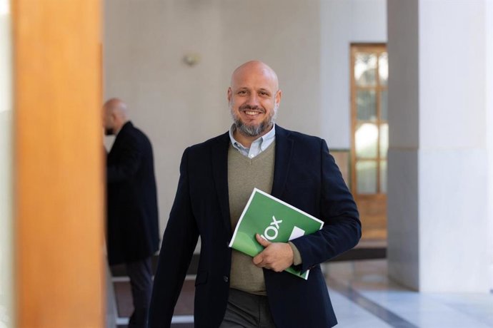 El diputado andaluz de Vox por Almería Rodrigo Alonso.