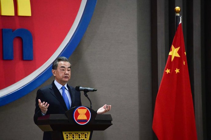 Archivo - El ministro de Exteriores de China, Wang Yi.