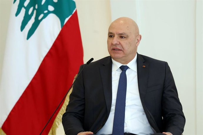 El presidente de Líbano, Joseph Aoun