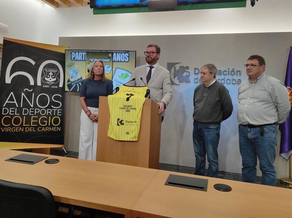 Presentación de los actos por el 60º aniversario de la Asociación Deportiva del Colegio Virgen del Carmen.