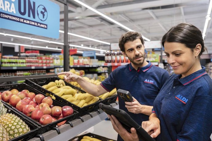 Trabajadores de Aldi