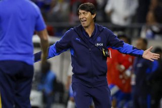 Futbol, Universidad Catolica vs Boca Juniors. Copa Libertadores 2026. El entrenador de Universidad Catolica Daniel Garnero es fotografiado durante el partido del grupo D de la Copa Libertadores contra Boca Juniors disputado en el Claro Arena de Santiago,