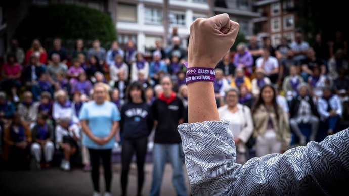 Archivo - Eraso matxisten aurkako elkarretaratze bat