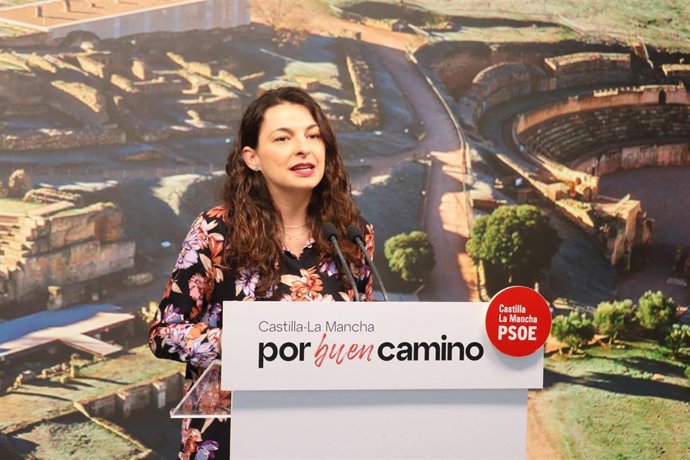 La diputada del grupo socialista en las Cortes de Castilla-La Mancha Paloma Jiménez