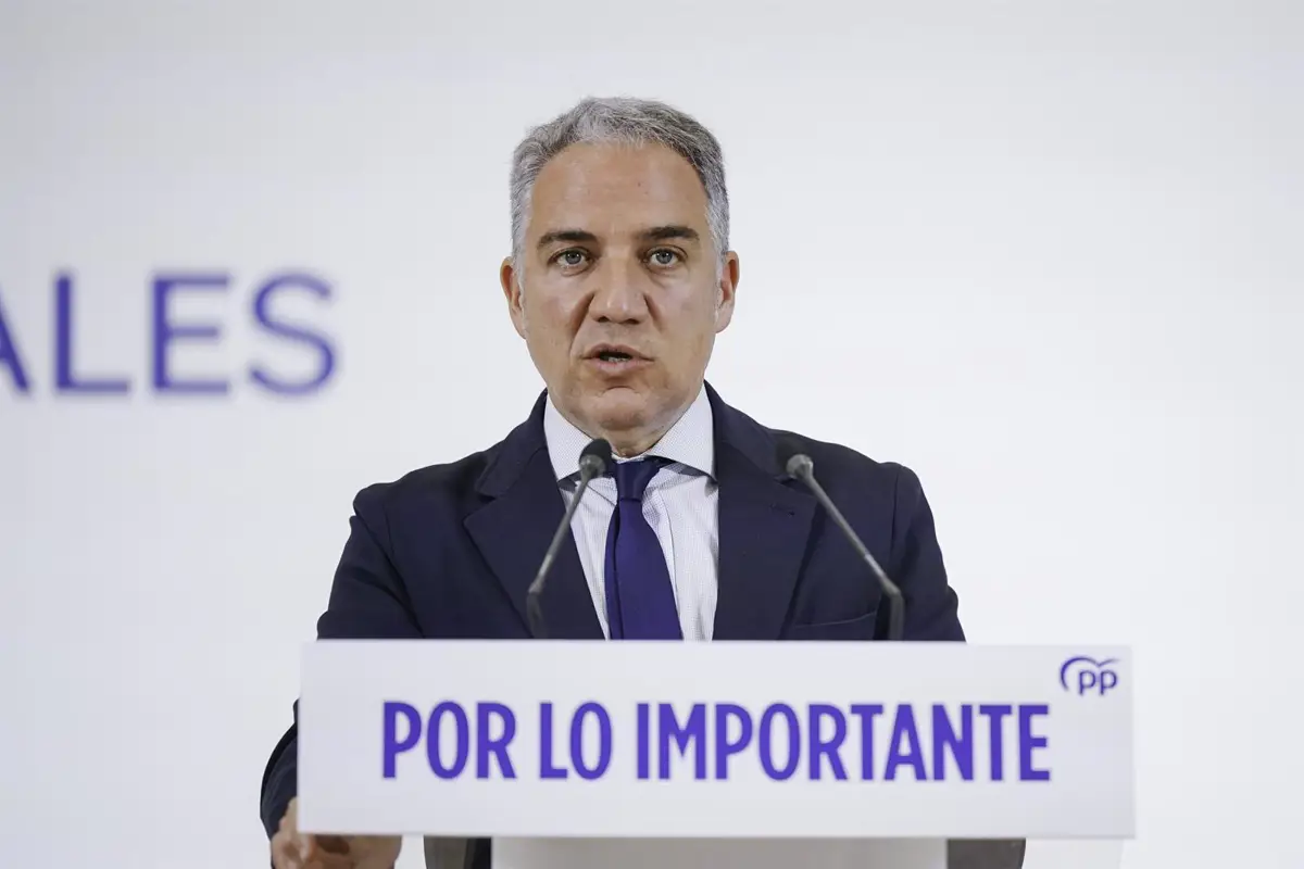 Elías Bendodo en un encuentro del Partido Popular