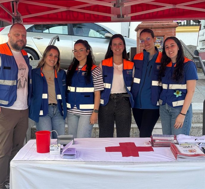 Stand informativo con motivo de la Semana de la Salud en Huelva.