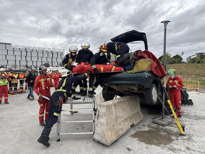XII Encuentro Interno de Rescate en Accidentes de Tráfico (EIRAT26), que tiene lugar estos días en Alcobendas