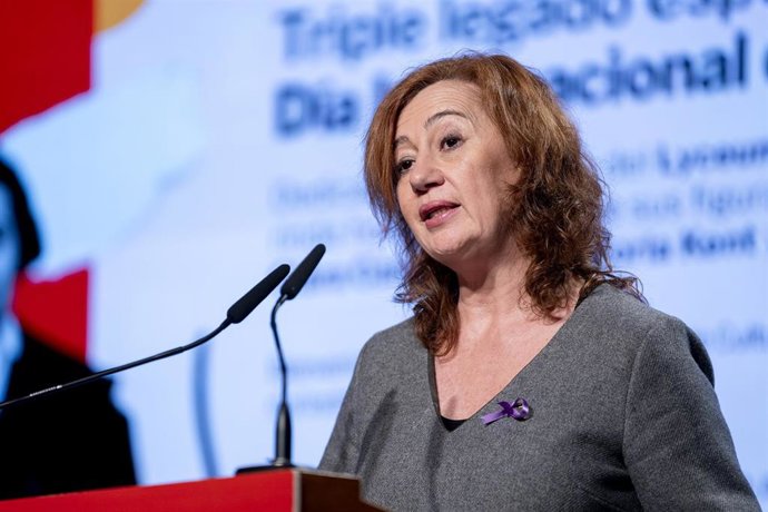 Archivo - La presidenta del Congreso, Francina Armengol.