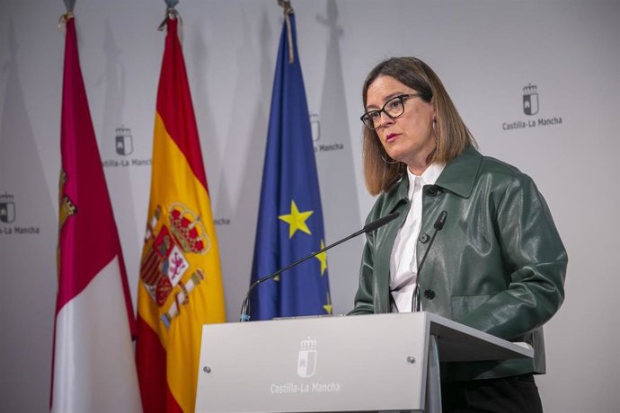 La consejera Portavoz del Gobierno regional, Esther Padilla, ha comparece en rueda de prensa para dar cuenta de los asuntos tratados en el Consejo de Gobierno.