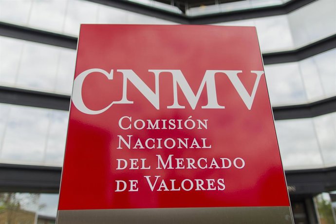 Archivo - CNMV, fachada de la Comisión Nacional del Mercado de Valores
