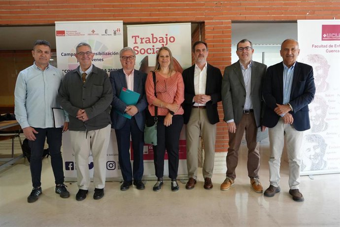La directora en España de la Agencia de Naciones Unidas para los Refugiados de Palestina en Oriente Próximo (UNRWA), Raquel Martí, ha participado en un seminario en la facultad de Trabajo Social de Cuenca.