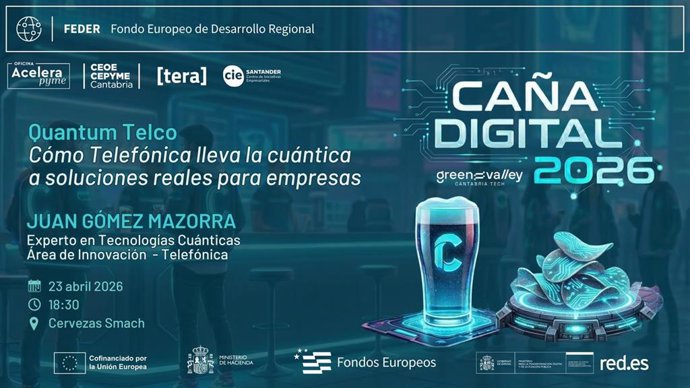 El ciclo empresarial 'Caña Digital 2026' celebrará ocho sesiones desde el 23 de abril