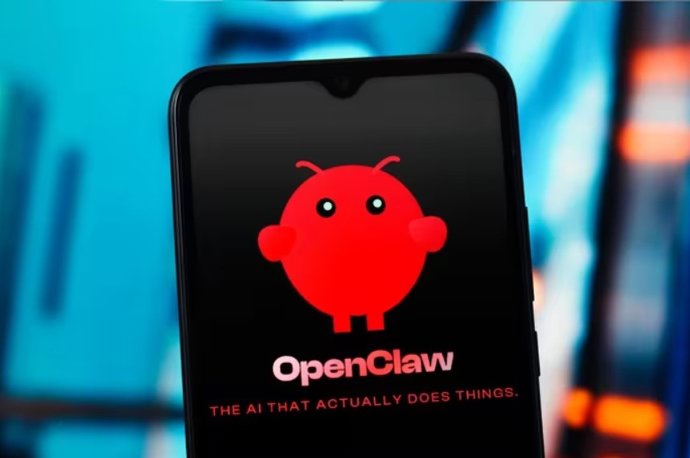 Ilustração do logotipo da OpenClaw.