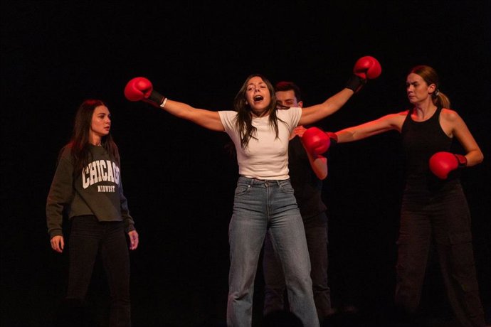 Un fragmento de la obra de 'Contra Ana'.