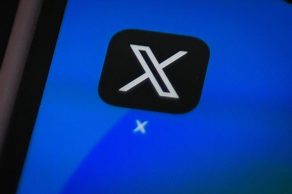 Archivo - Icono de X. 