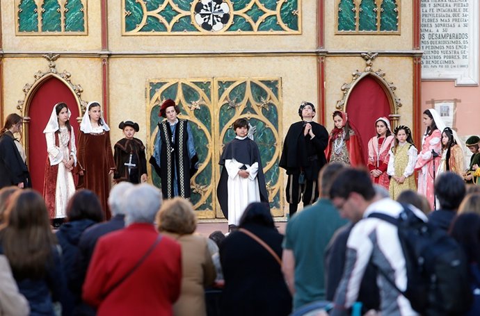 Archivo - Representació dels miracles de Sant Vicent Ferrer. ARXIU. 