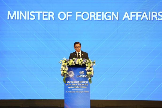 Archivo - El ministro de Exteriores de Tailandia, Sihasak Phuangketkeow 