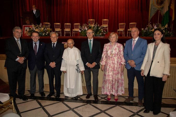 El presidente de la Diputación de Córdoba, Salvador Fuentes, en el pregón de la Romería de Santo Domingo.