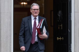 March 25, 2026, London, England, United Kingdom: UK Prime Minister KEIR STARMER departs 10 Downing Street in London ahead of Prime Minister's Questions (PMQs) in the House of Commons, where the Prime Minister faces questions from MPs during the weekly par