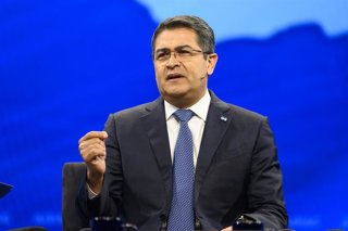 Archivo - El expresidente de Honduras, Juan Orlando Hernández, en una imagen de archivo