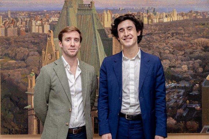 Archivo - De dcha a izda: el responsable de Stoïk en España, Juan Ignacio Ramallo, y el CEO y cofundador de la firma, Jules Veyrat.