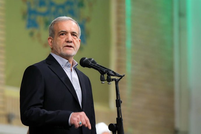 Archivo - Arquivo - O presidente do Irã, Masud Pezeshkian (arquivo)