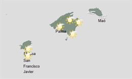 El tiempo hoy, jueves 9 de abril, en Baleares.