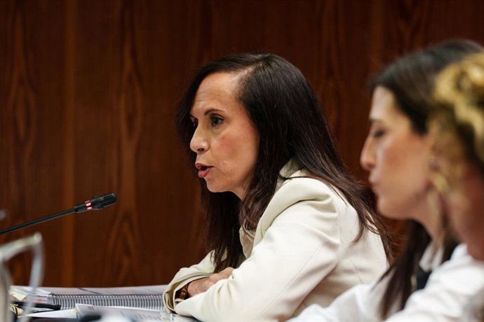 La presidenta del Redeia, Beatriz Corredor, comparece ante la Comisión de Investigación sobre el apagón, a 25 de marzo de 2026, en Madrid (España). Corredor comparece para aclarar las posibles contradicciones de su versión sobre la interrupción del sumini