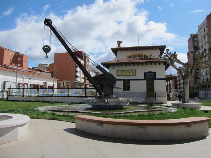 Imagen de archivo de la Estación de Matallana de FEVE, en la capital leonesa.