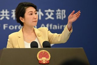 Archivo - La portavoz del Minsiterio de Exteriores chino, Mao Ning.