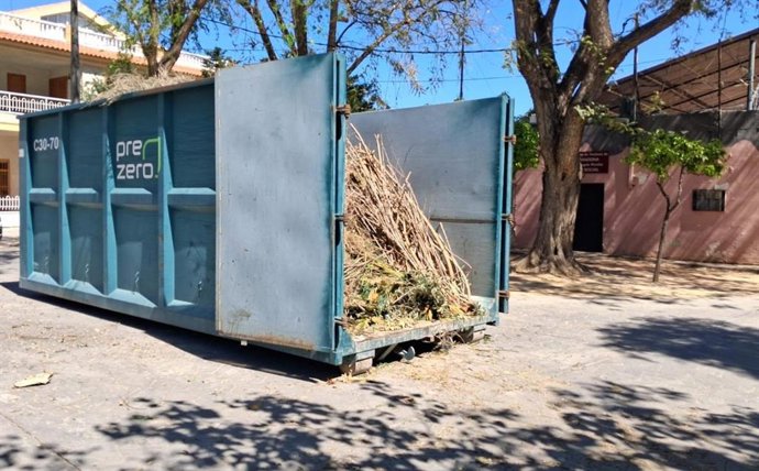 Contenedor de poda agrícola