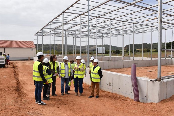 Obras del nuevo centro de recuperación de la fauna silvestre de Fuentenava de Jábaga.