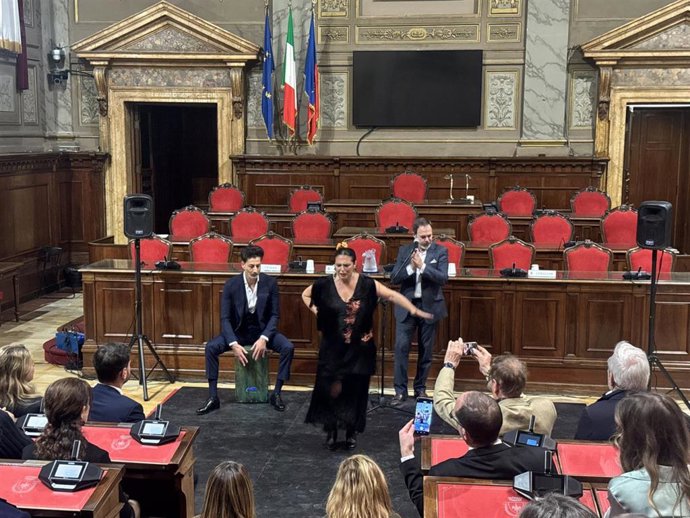 Presentación de la Bienal de Flamenco de Sevilla 2026 en Roma.